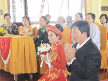 Lễ Hằng Thuận: Phật tử Quang Chiến & Thiên Vân ngày 28 tháng 09 năm Bính Thân-2016