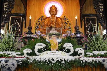 Trang nghiêm lễ Tắm Phật PL.2565 - DL.2021 tại chùa Bửu Đà