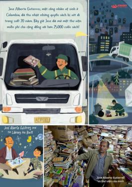 Người lao động nhặt hơn 25.000 cuốn sách trong 20 năm để mở thư viện cộng đồng